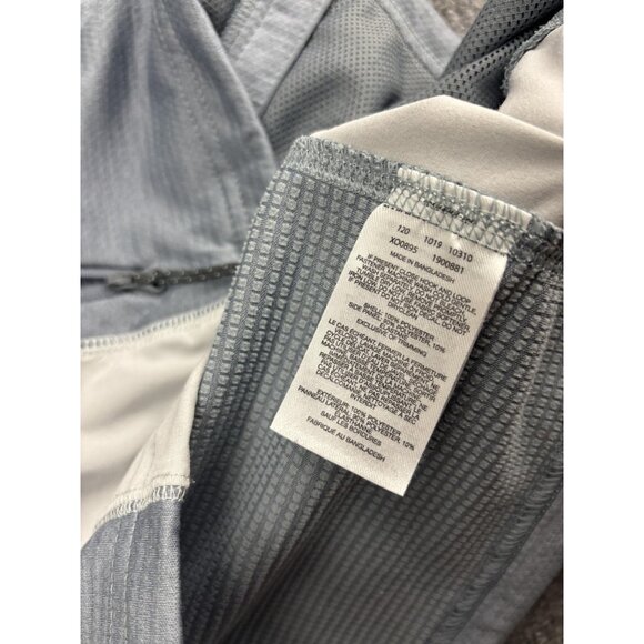 Columbia Jacket Mens Large Gray Hooded Full Zip Waffle Knit Lightweight Outdoor - Picture 5 of 6